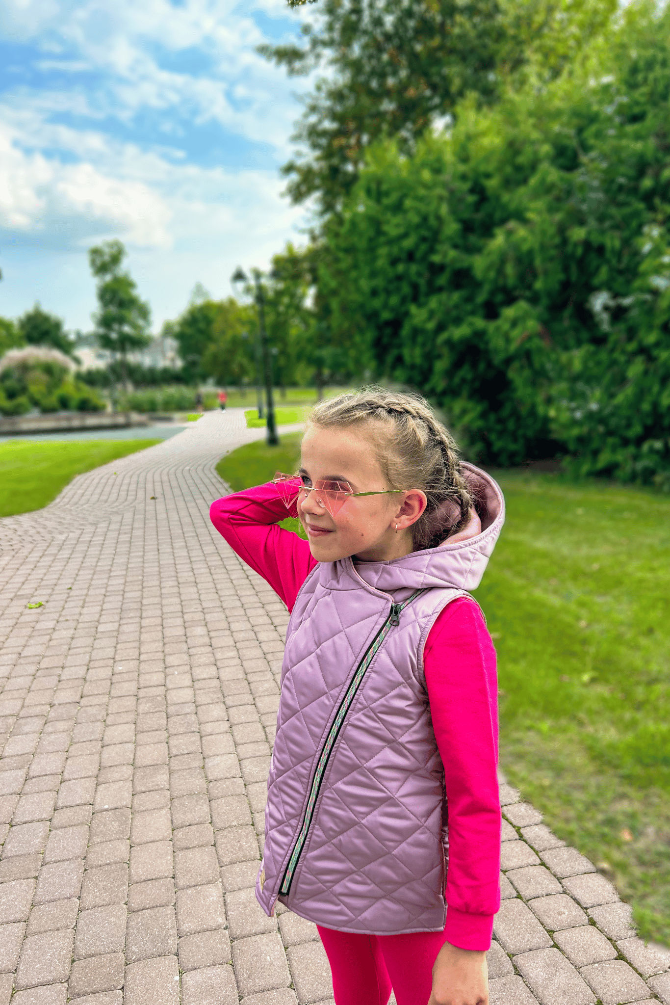 Vaikiška liemenė | Pelenų rožinė | Rudeniui / pavasariui - Stiliaus detalė