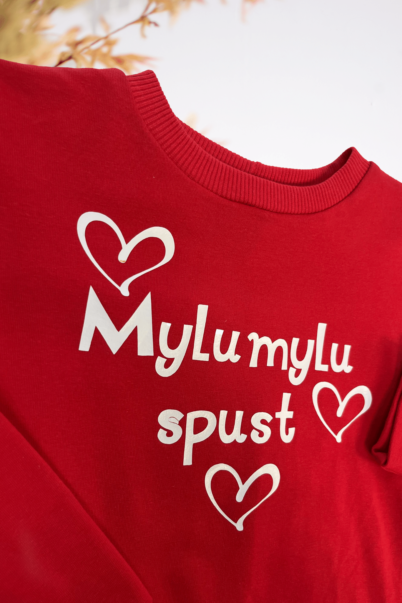 Vaikiškas džemperis “Mylu mylu spust" - Stiliaus detalė