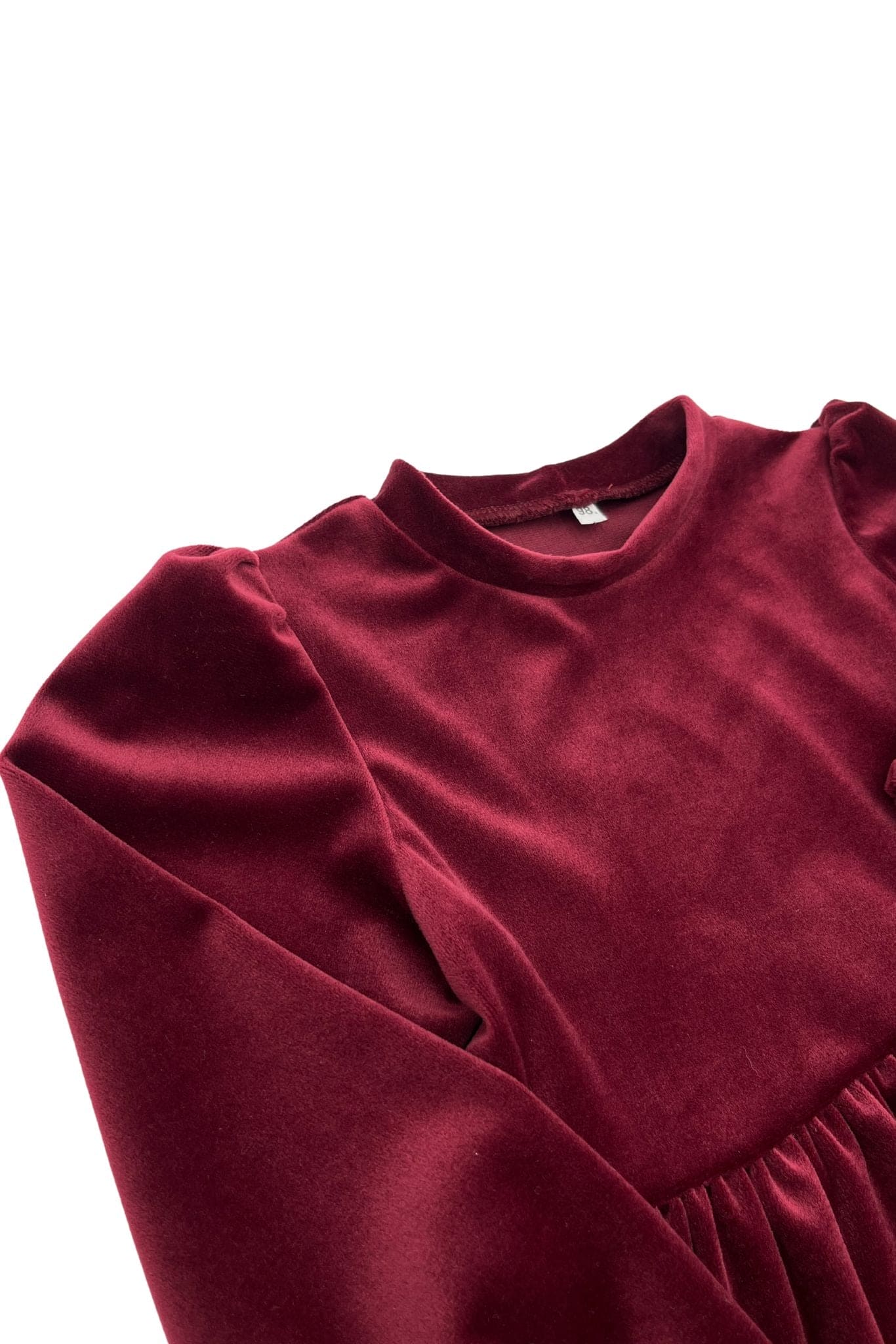 Soft veliūro vaikiška suknelė “OHO, kokia suknelė” - Stiliaus detalė