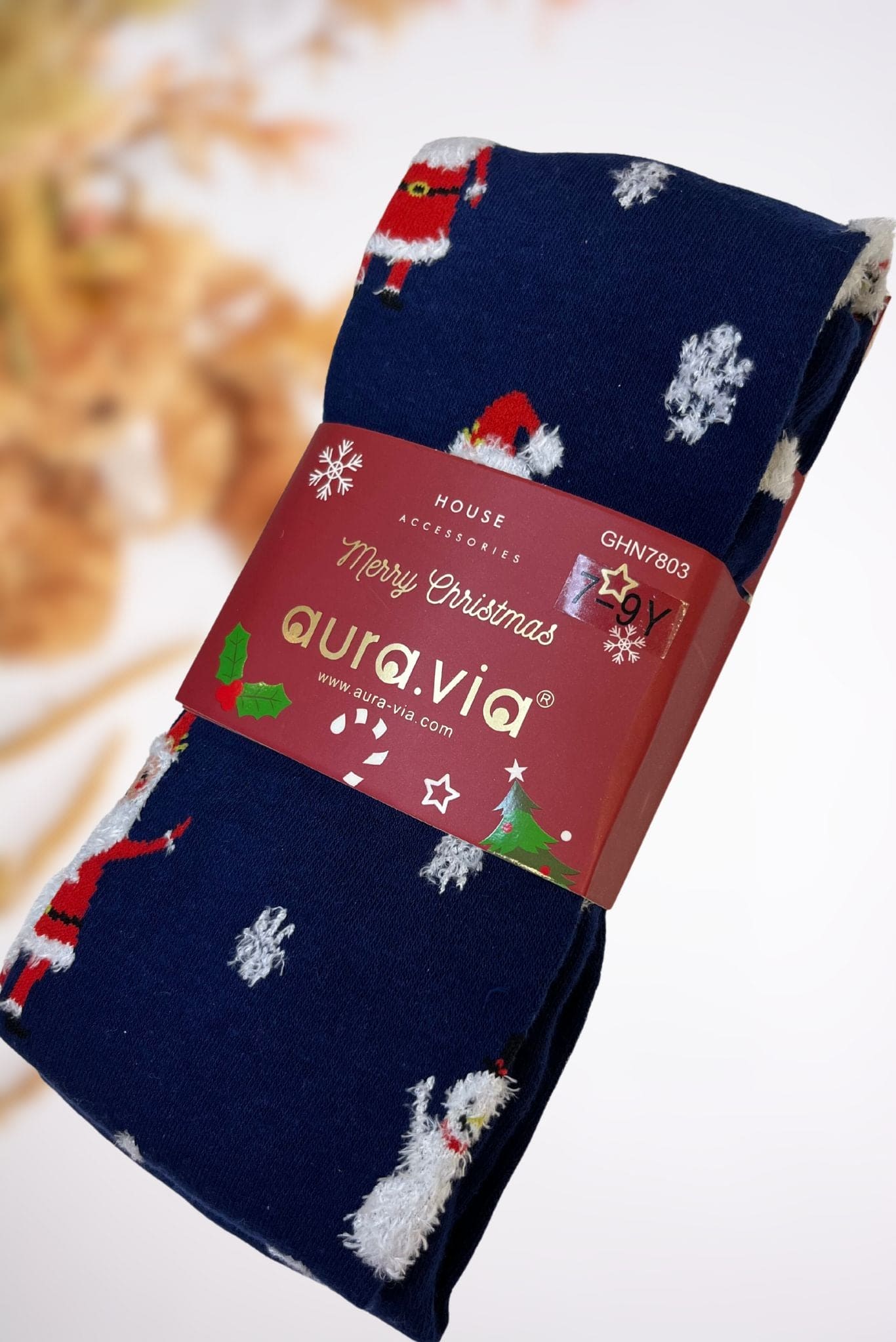 Kalėdinės pėdkelnės vaikams | Mėlyna