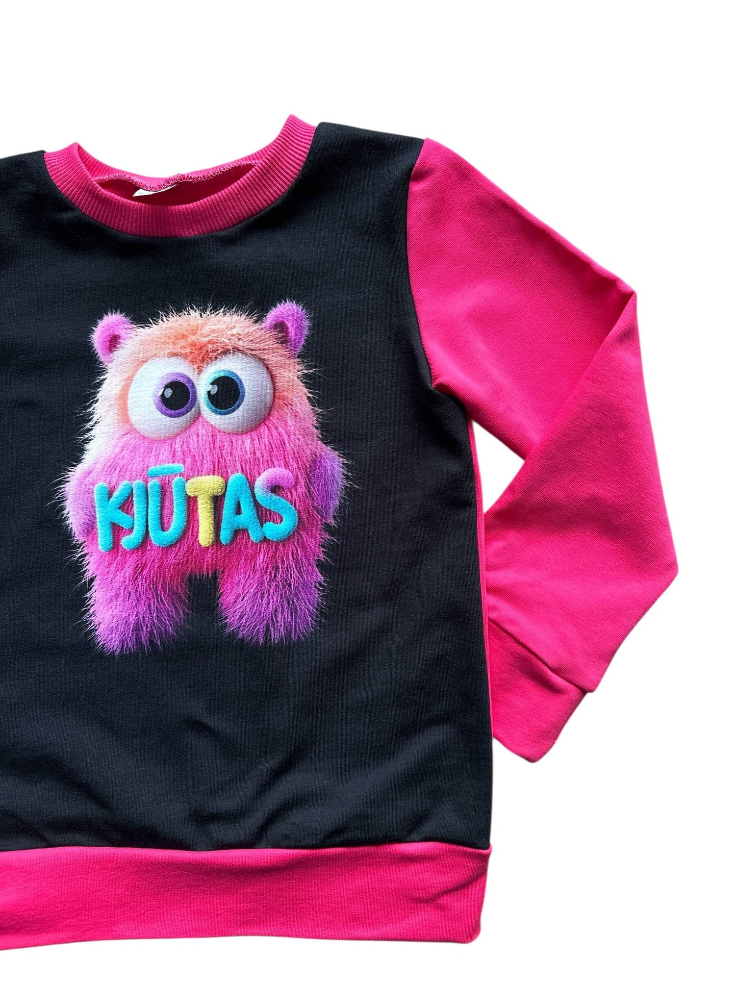 Džemperis mergaitėms "Kjūtas"