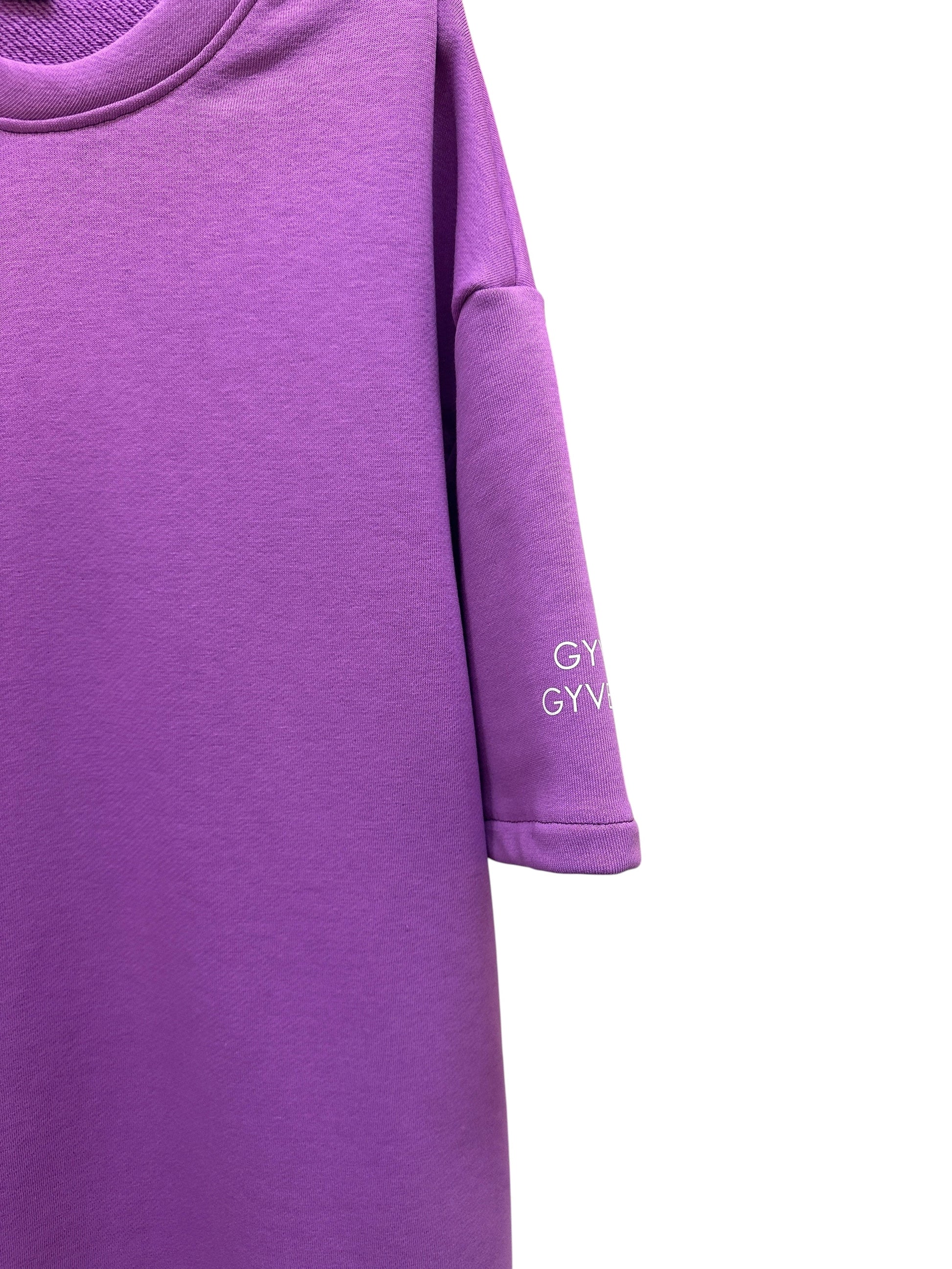 Oversize maikutė moterims "Gyventi gyvenimą" - Stiliaus detalė