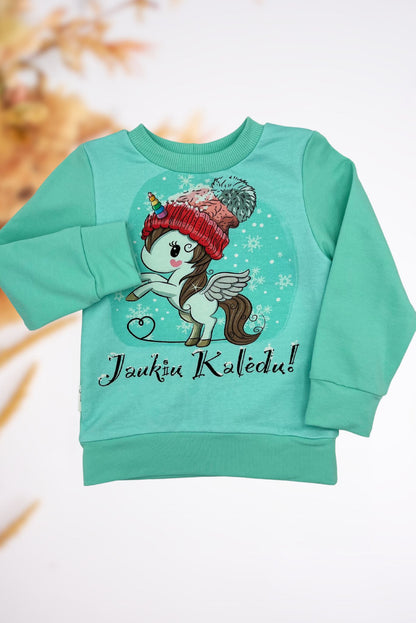 Šventinis džemperis vaikui | Jaukių Kalėdų | 98 dydis