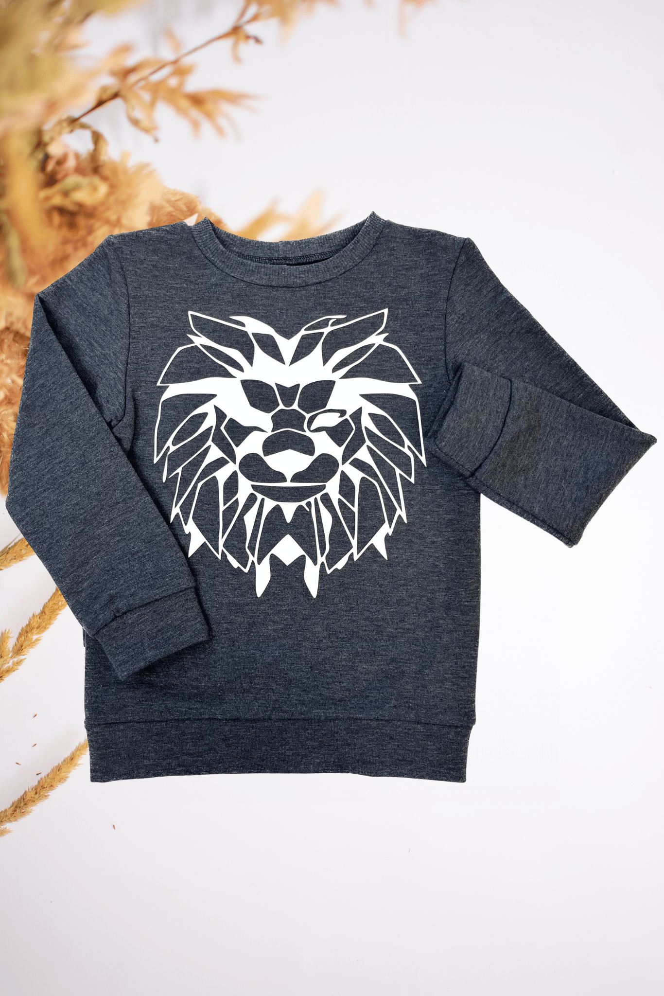 Pašiltintas vaikiškas džemperis “Liūtas” - Stiliaus detalė