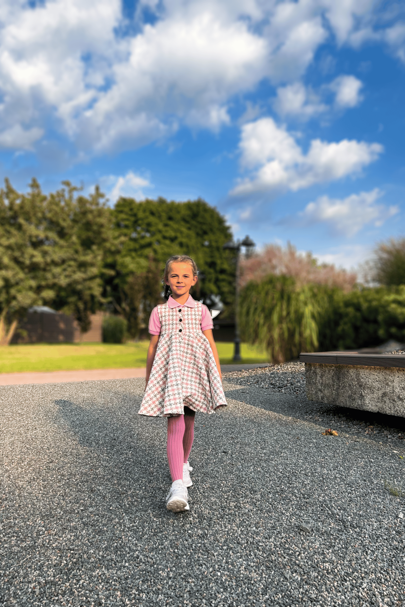 Vaikiškas sarafanas - suknelė | "Tikroji damutė"