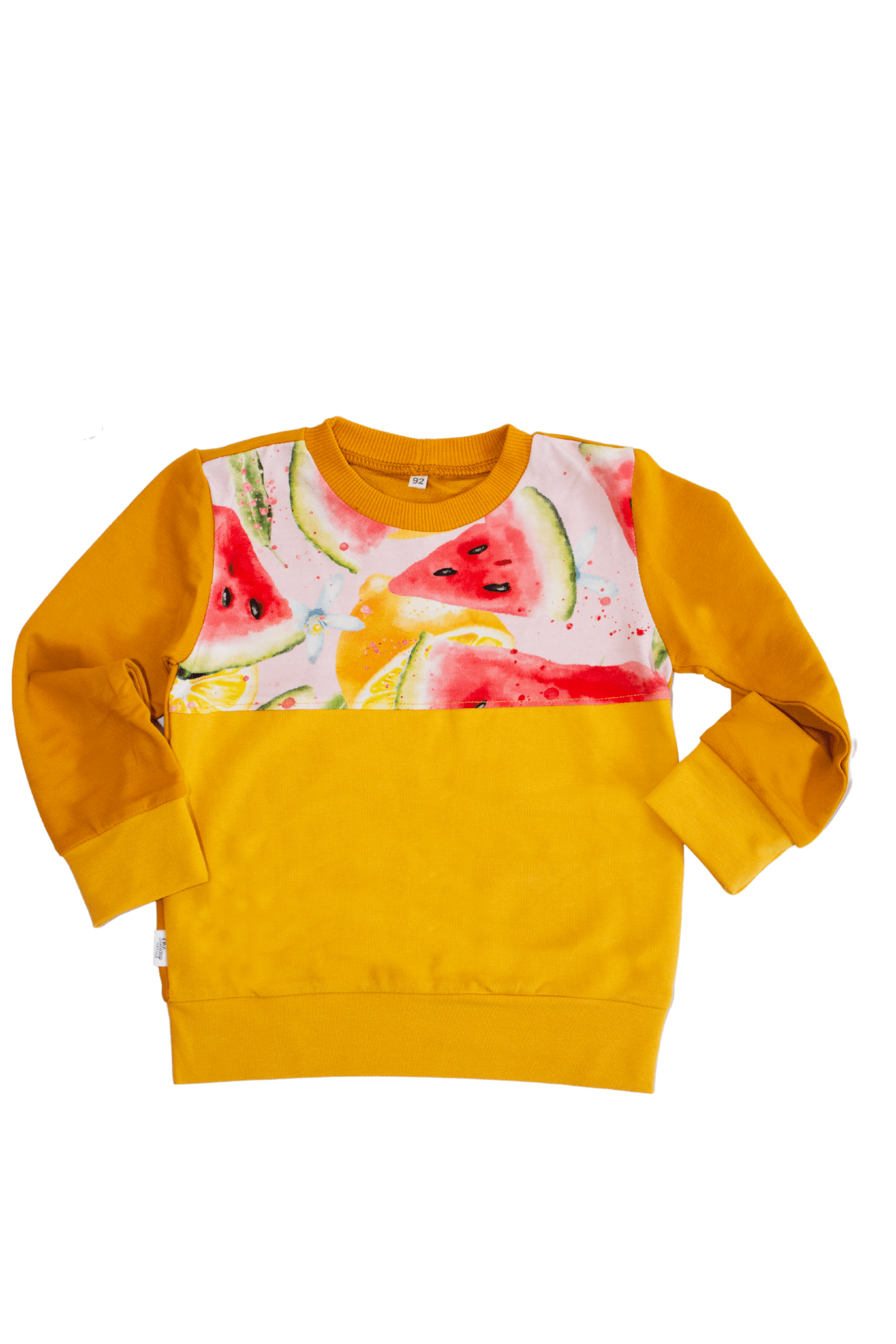 Vaikiškas megztinis iš soft veliūro | Paskutinis | 116 dydis - Stiliaus detalė