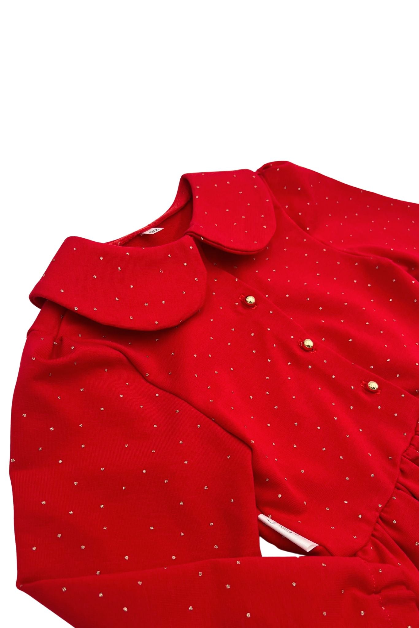 Vaikiška suknelė "Kalėdų dvasia" | Limituota kolekcija | Raudonos spalvos