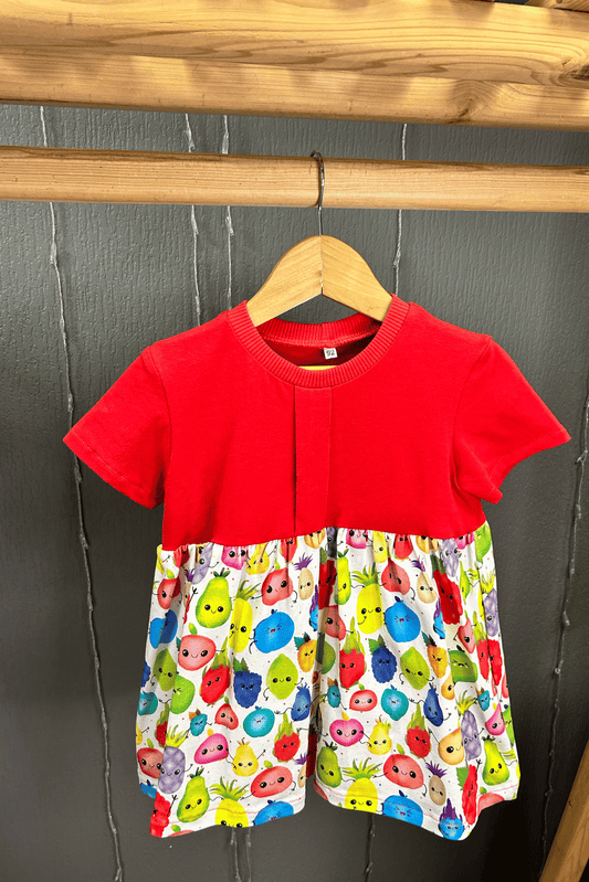 Vasarinė vaikiška suknelė "Šypsenėlės" - Stiliaus detalė