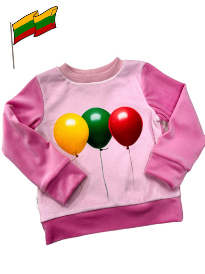 Džemperis "Trispalviai balionėliai"