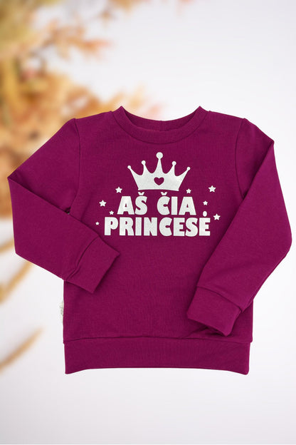 Vaikiškas džemperis “Aš čia Princesė”