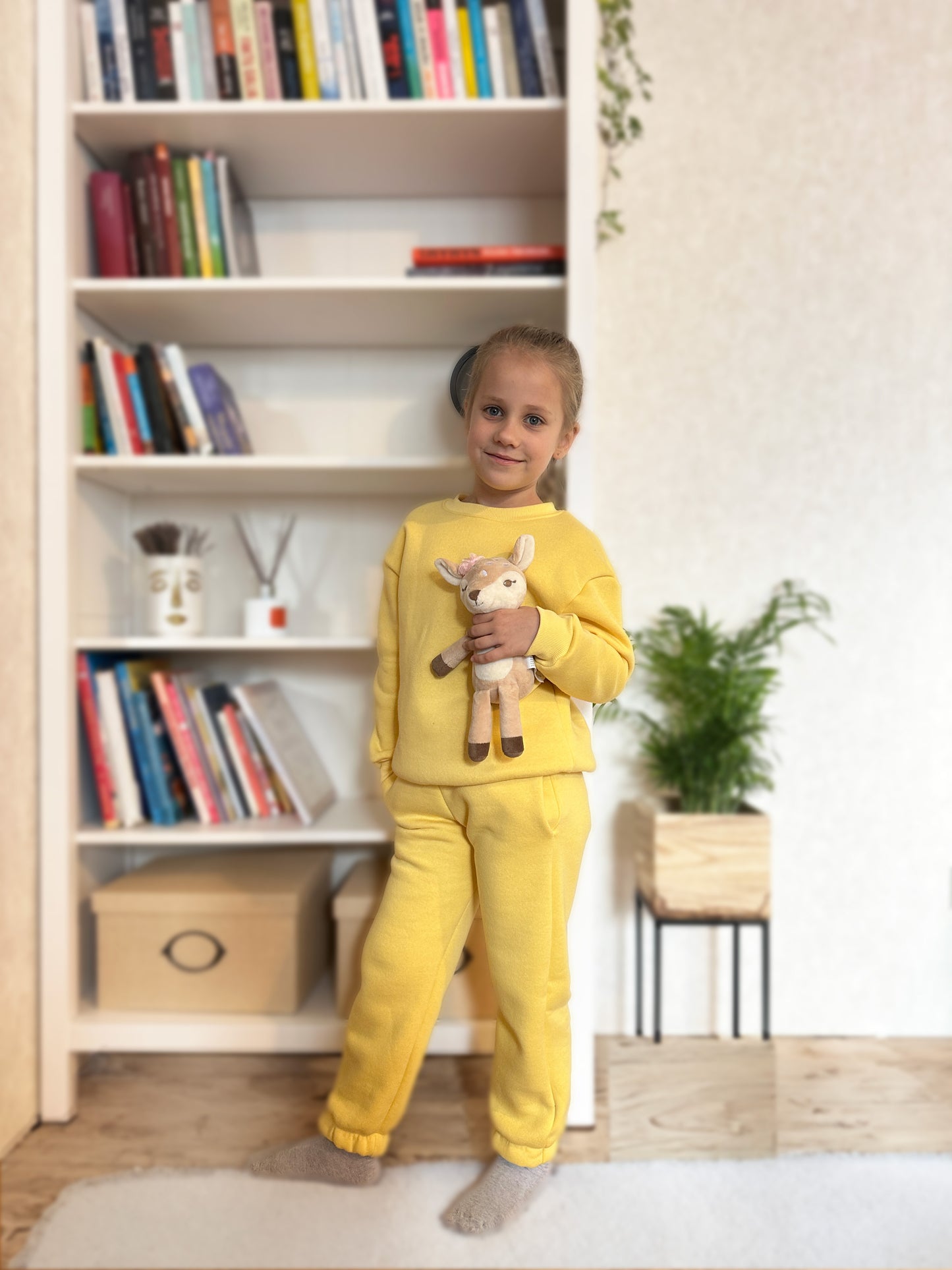 Vaikiškas laisvalaikio kostiumėlis | Geltonos spalvos
