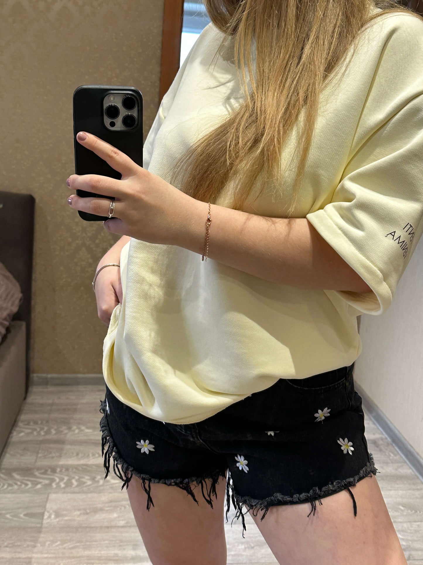 Oversize maikutė moterims "Gyventi gyvenimą"