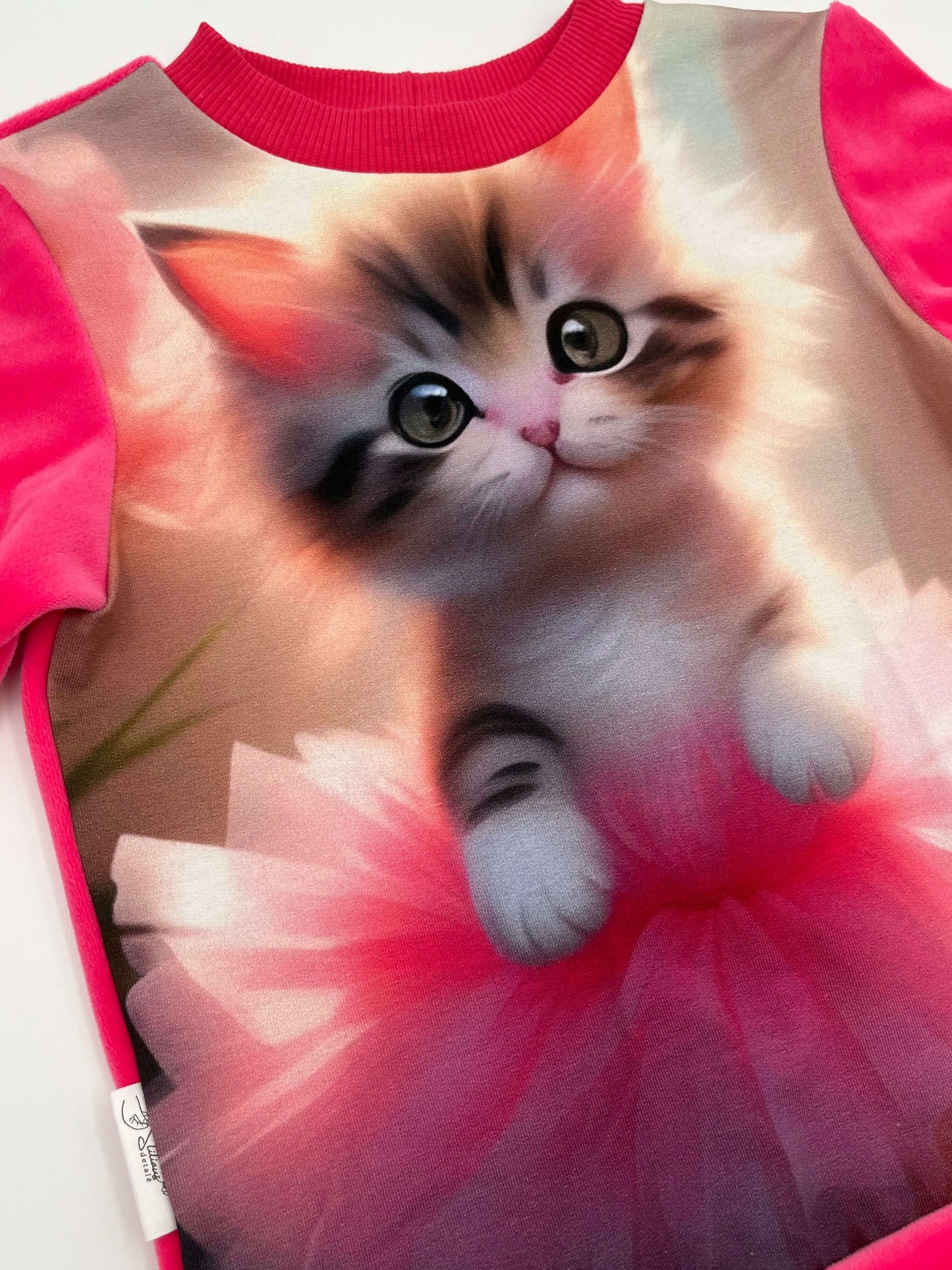 Vaikiškas kostiumėlis "Rožinis katinėlis"